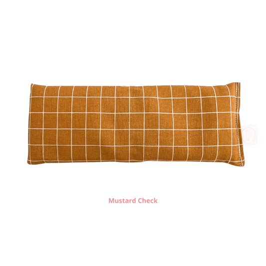 Eye pillow - Mustard Check