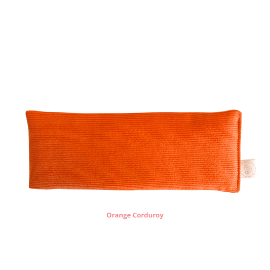 Eye pillow - Orange Corduroy