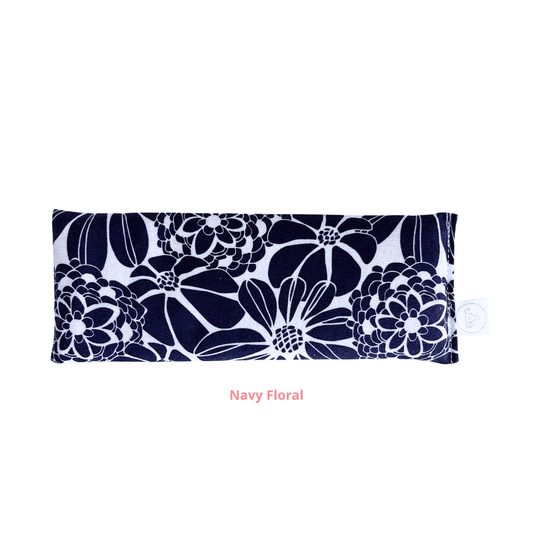 Eye pillow - Navy Floral